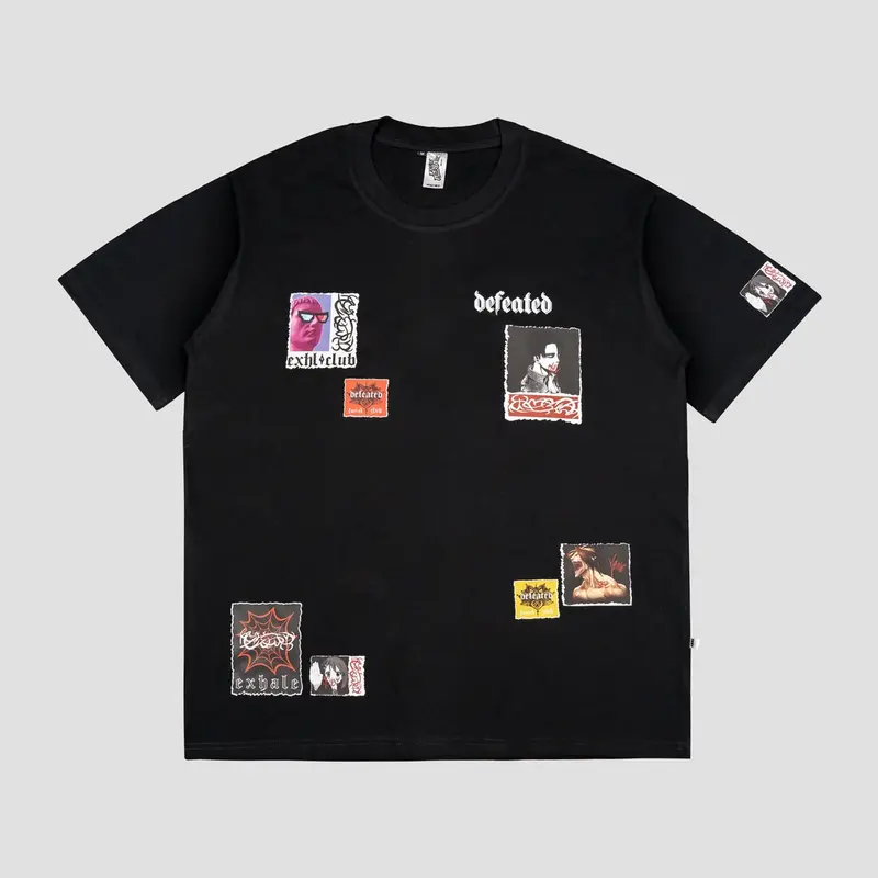 Exhale Apparel Tshirt/Kaos Oversize Levy Black Pria 0