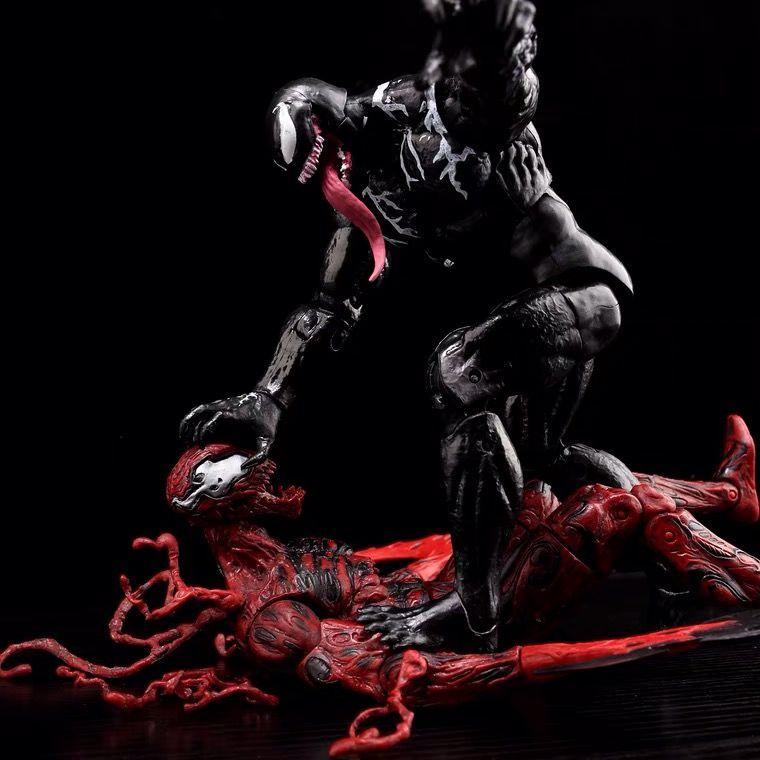 Product Introduction of Venom Marvel Buatan Tangan Avengers Model, Hiasan Casis Kereta Desktop, Mainan Anak Patung, Hadiah Figures Toy 1