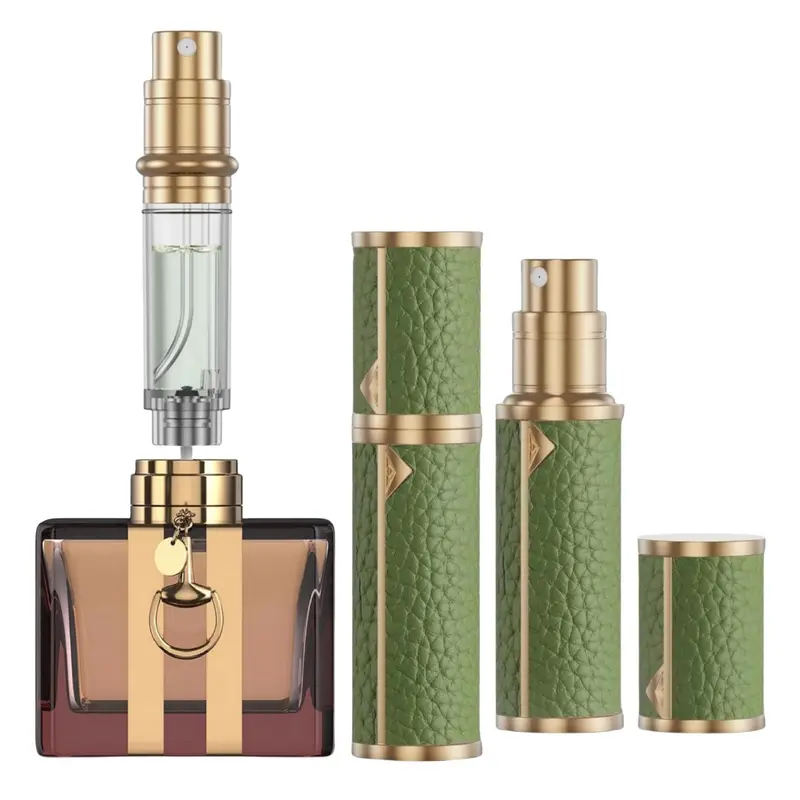 Perfume Travel Refillable Atomizer, 1 Count Bottom Filling Perfumes Bottle, Mini Fragrances Dispenser, Portable Makeup Accessories 2