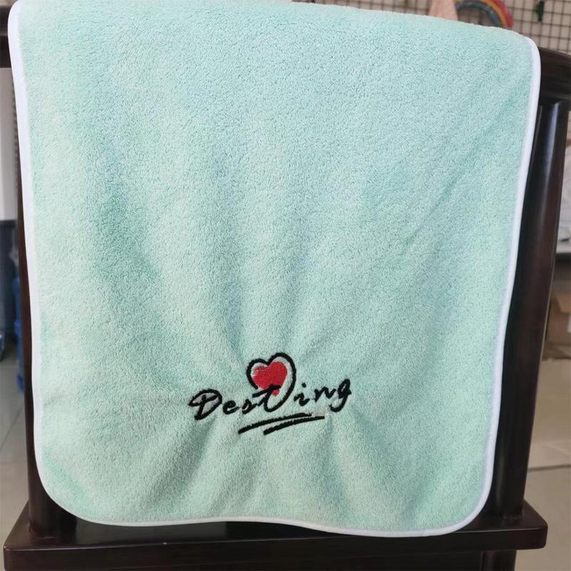 Soft Comfortable Hand Towel, 1 Count Coral Fleece Cozy Bath Towel, Water Absorption Shower Towel for Home Bathroom Washroom, Bathroom Accessories, Home Essentials 6