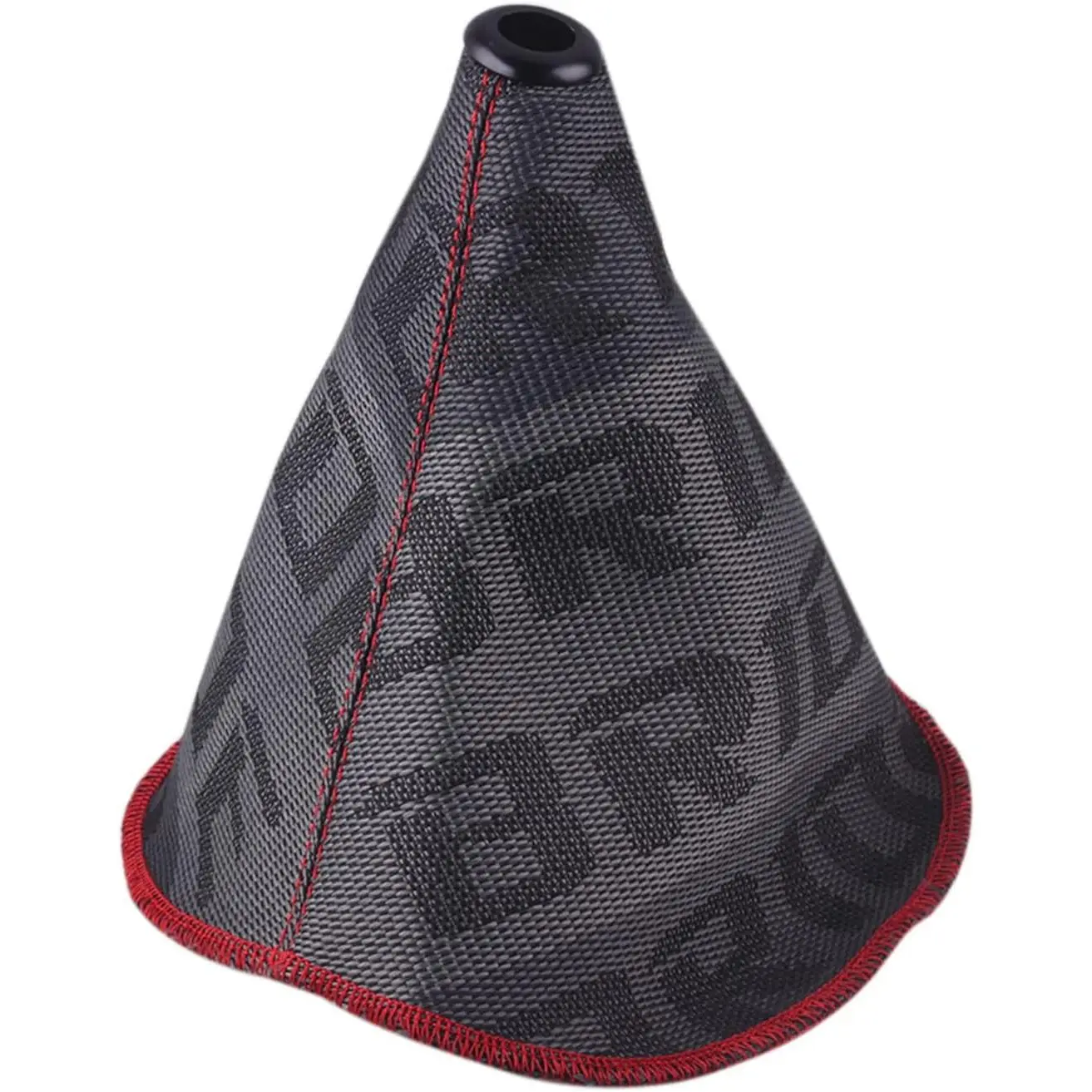 muge racing Car Gear Shift Boot Lever Knob Cover Durable Canvas Shift Knob Collars for Universal Car-Grey