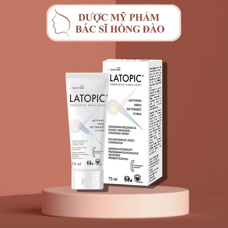Product Introduction of KEM DƯỠNG ẨM LATOPIC 75ML DỊU DA GIẢM NGỨA CHO DA BÉ TỪ 1 THÁNG TUỔI - BS HỒNG ĐÀO Cho Bé 66