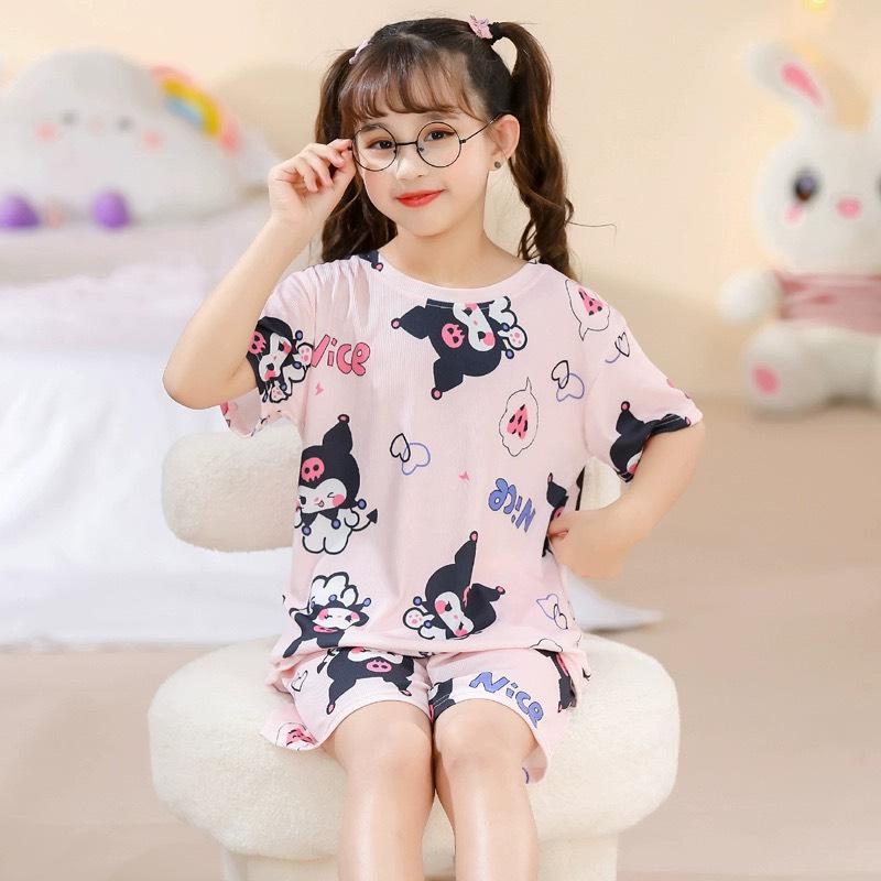 Sét bộ( COROMI GẤU DÂU ) đáng yêu dành bé gái đáng yêu size 9-45 kg CHẤT LIỆU MỀM MỊN CO GIÃN ( mã 100) Quần Cho Bé