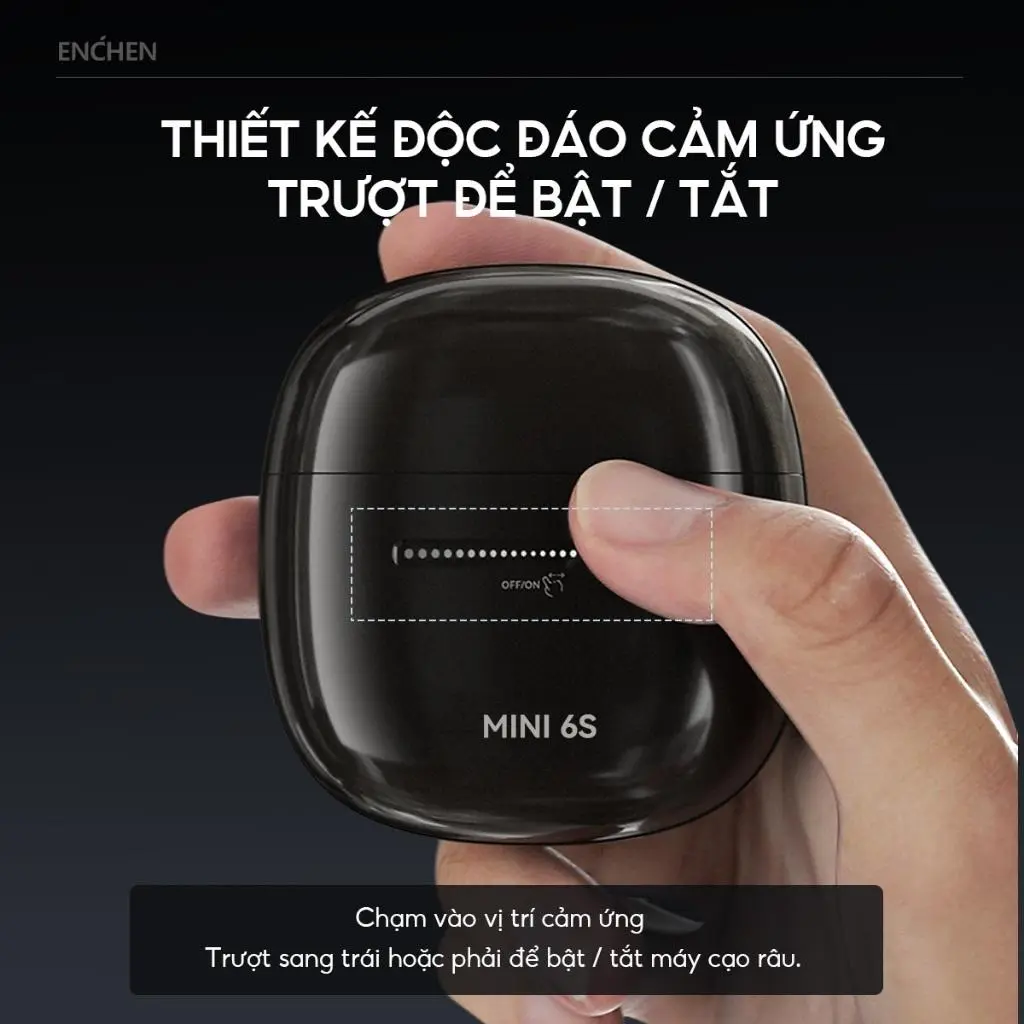 [TẶNG MÁY CẮT LÔNG MŨI] Máy Cạo Râu Mini 6/6s, Đầu Cạo Nổi 28 Lưỡi Dao Kép Tự Mài, Chống Nước Toàn Thân