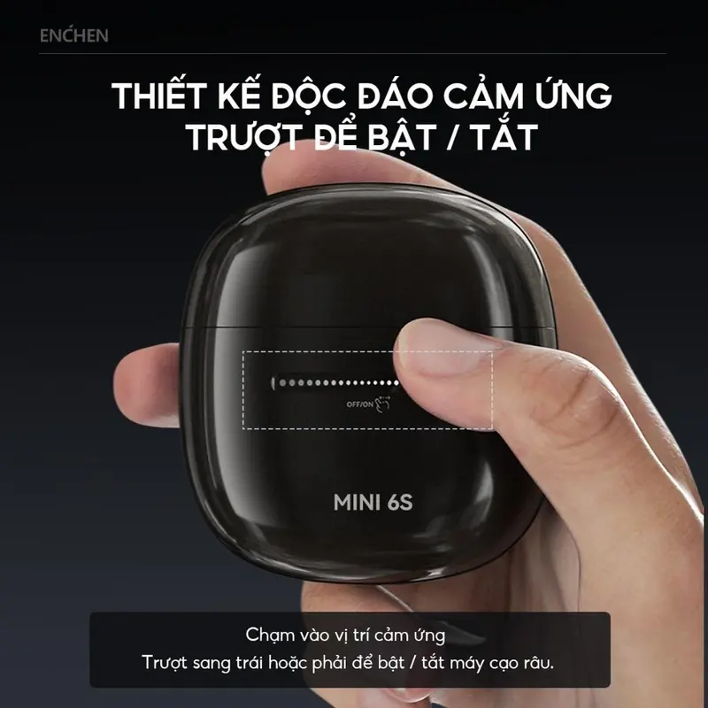 [TẶNG MÁY CẮT LÔNG MŨI] Máy Cạo Râu Mini 6/6s, Đầu Cạo Nổi 28 Lưỡi Dao Kép Tự Mài, Chống Nước Toàn Thân 0