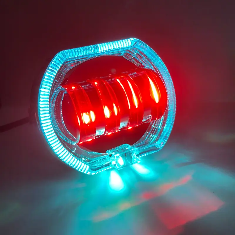 CR7-Lampu tembak Daymaker Biled CR7 Projie Biled 4 lensa 8D Jauh Dekat Wa Waterproof 5