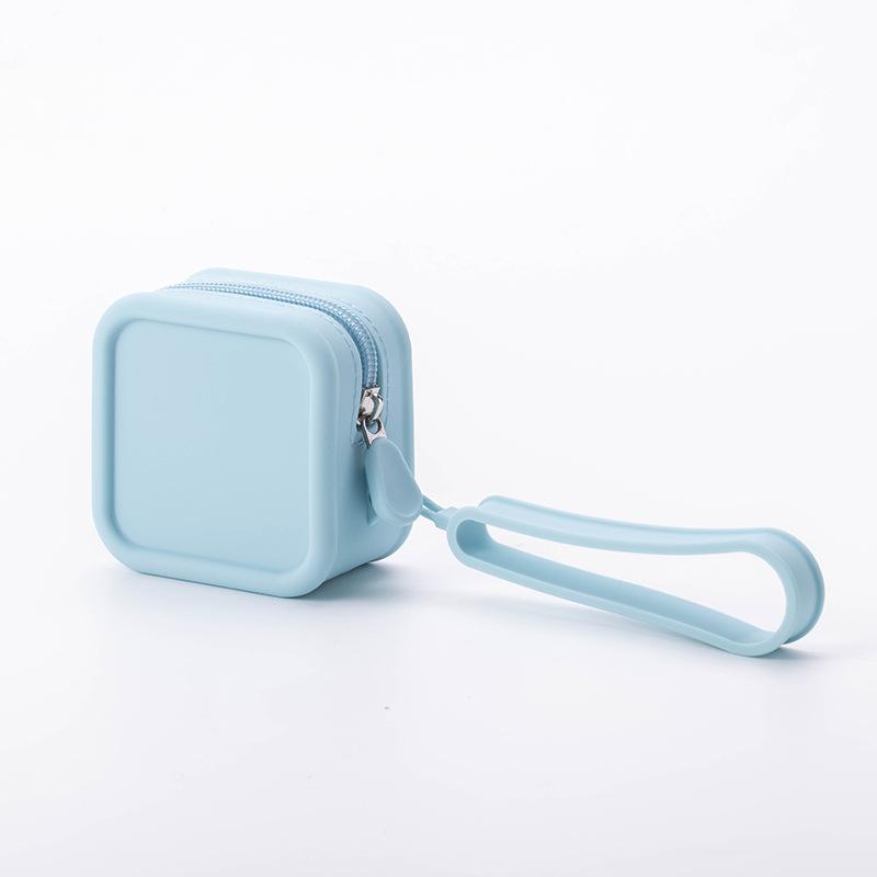 Túi Trang Điểm, Chất Liệu Silicon, Không Thấm Nước, Cầm Tay, Túi Đựng Chăm Sóc Da, Thích Hợp Đi Du Lịch, Cỡ Nhỏ, Cho Son Môi Và Cọ Trang Điểm, Có Ngăn Đựng Thẻ ID Và ví đựng tiền Xu Bag Nam 8
