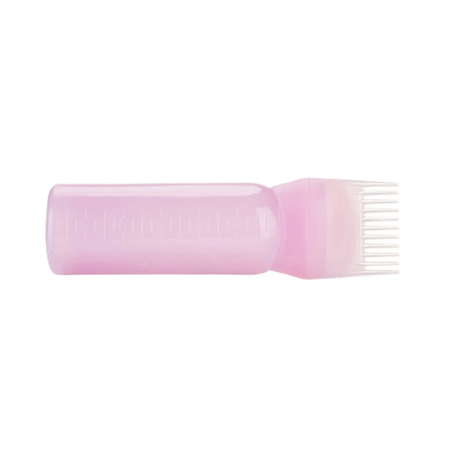 Root Comb Applicator Bottle Hair Coloring Applicator Brush Hair Dye Bottle with Graduated Scale