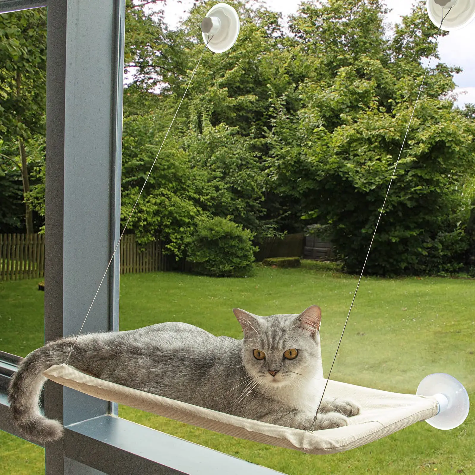 Cat hammock removable and  cat nest pet supplies suction cup cat hammock four seasons universal Washable Thickened Cat Bed Mat Hand-Knitted Pet cats tag human  dog