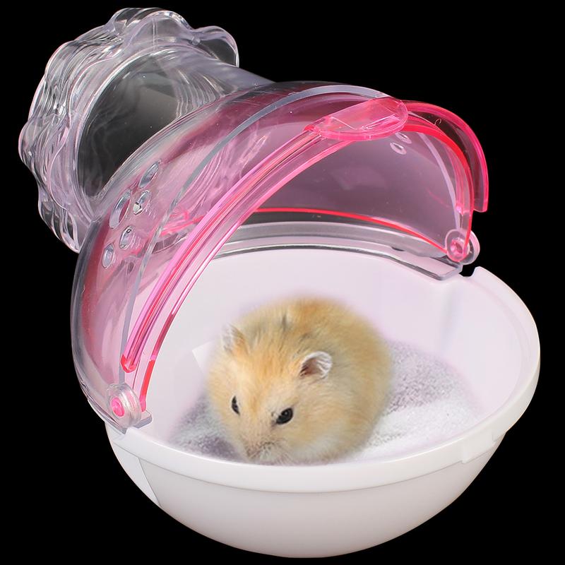 Product Introduction of 1pc Pet Hamster box Bath Sand Room House Bathroom Cage Box For Hamster Mouse Toilet 9
