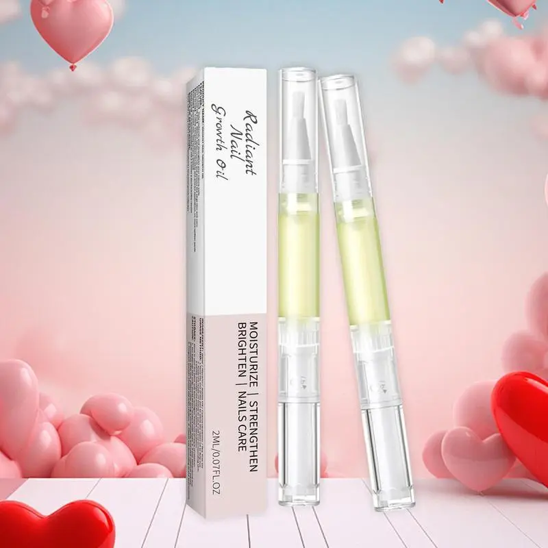 Moisturizing Nail Oil for Strengthening Nail, 2 Counts Nourishing Nail Care Oil, Hydrating Nail Care Product for Women & Girls