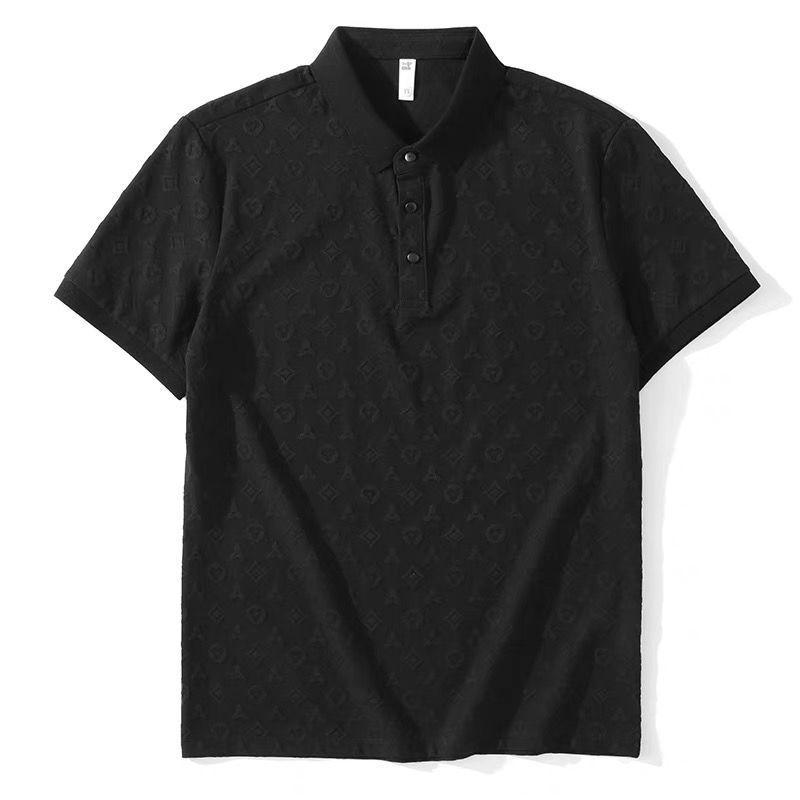 Áo Polo Jacquard, Phong Cách Thường Ngày Thời Trang Sang Trọng Giá Cả Phải Chăng Thoải Mái Và Thoáng Khí, Thích Hợp Cho Mùa Hè, Hàng Mới Về, Dáng Ôm, Áo Len Cổ Lọ, Dành Cho Nam Menswear Shirt 4
