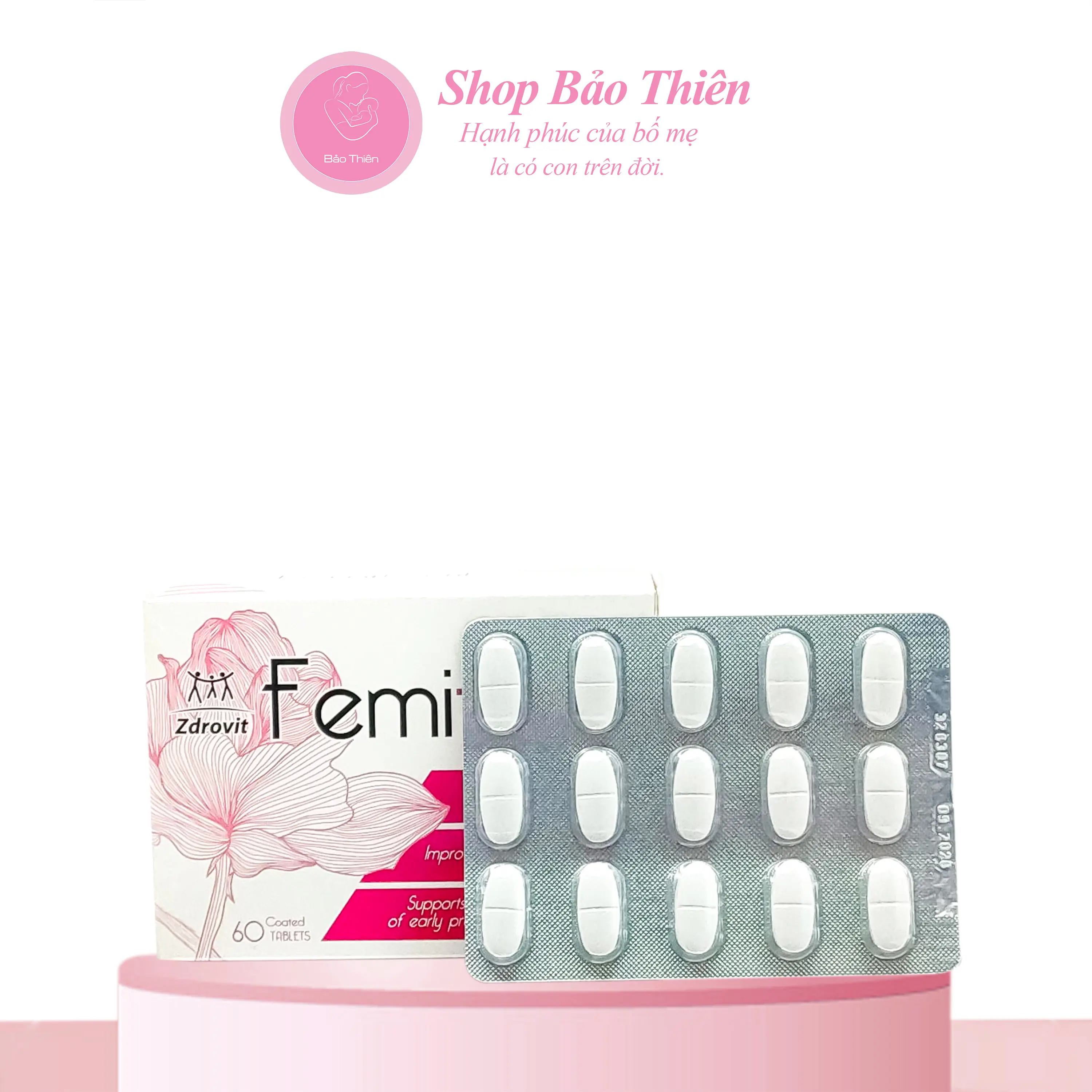 Thực phẩm hỗ trợ sức khỏe Femifortil ( 60 viên )