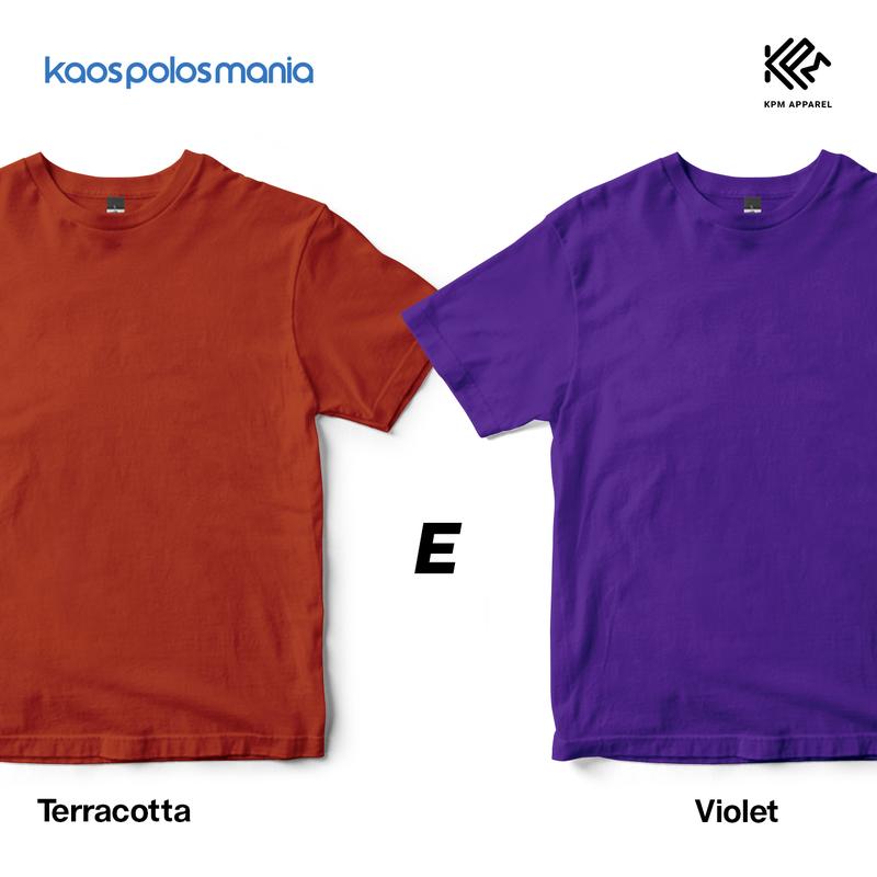 KPM Apparel 2 Pcs Kaos Classic Premium Reguler dan Big Size Cotton Combed 20s Nyaman Polos Basic Pendek 6