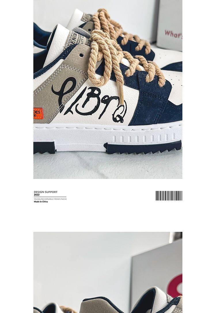 Product Introduction of Men's Shoes Autumn New Student Trend All Competition Sports Shoes Water Design Special Summer Korean Casual Sneakers 5