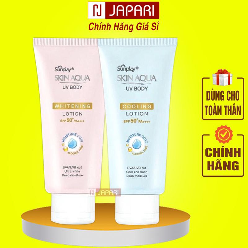 Kem Chống Nắng Body Skin Aqua - KCN Sunplay Skinaqua Dạng Sữa Lotion Dưỡng Thể Chống Nắng Toàn Thân - JAPARI