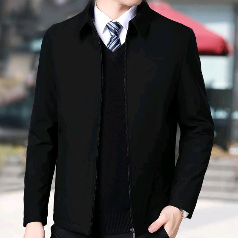 Jasket  santri pria jasket formal jasket Katun Polos Dewasa Keren  Casual 4
