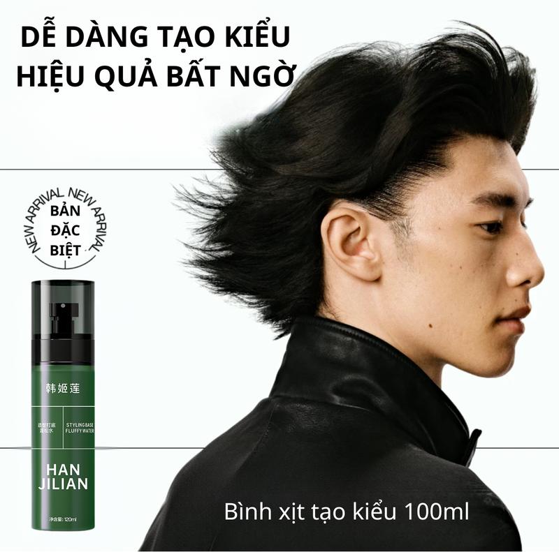 XỊT TẠO PHỒNG TÓC HJL, Giúp Tóc Bồng Bềnh, Tạo Độ Phồng Tóc Cho Nam, Giúp Tóc Bồng Bềnh, Kiềm Dầu Tốt, Không Gây Bết Chai 100ml