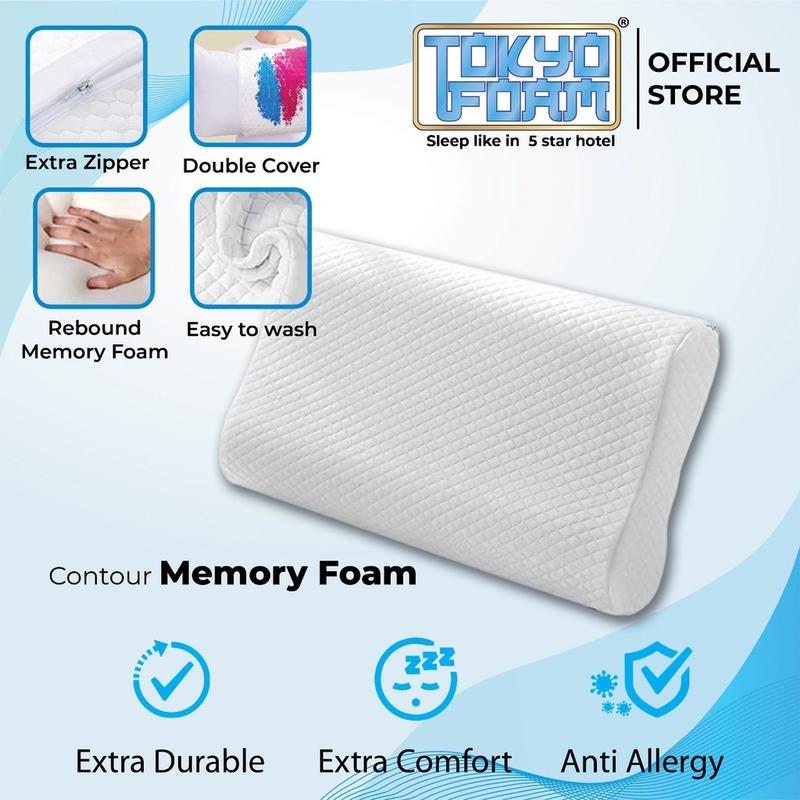 BANTAL KESEHATAN / BANTAL KUNTUR FULL MEMORY FOAM Bed -BKK 4