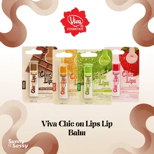 VIVA White Moisture Balm Chic On Lips | Pelembab Bibir 4.2g | Strawberry Orange Aloe Choco | Lembab Vitamin Pencerah VIVA White Moisture Balm Chic On Lips | Pelembab Bibir 4.2g | Strawberry Orange Aloe Choco | Lembab Vitamin Pencerah