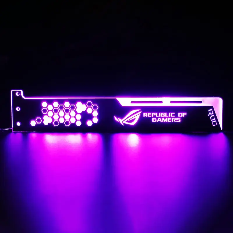 Giá Đỡ VGA 28cm LED RGB - Đồng Bộ HUB Coolmoon / Auto Ghim Nguồn Trực Tiếp 3