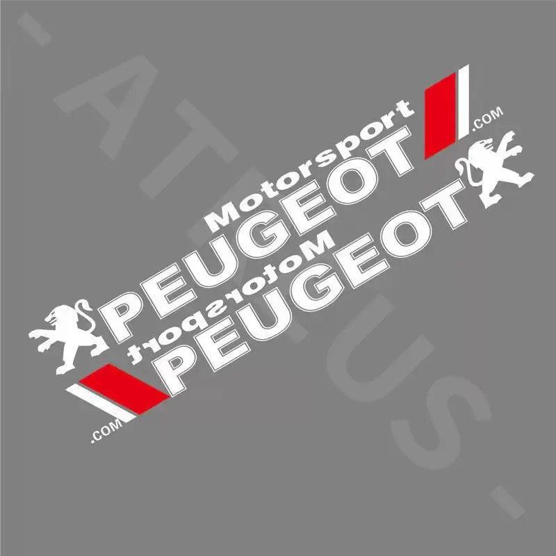Stiker body samping pintiu mobil Peugeot stiker simpele terlaris 2