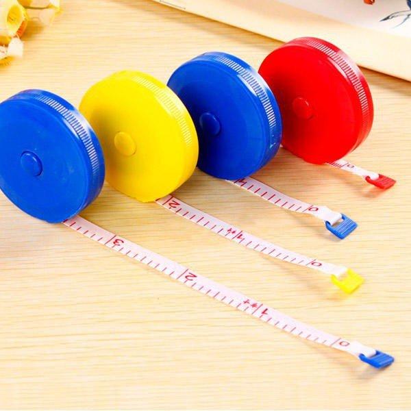 Thước Cuộn Mini Dây Rút Tự Động 150cm - Thước dây Cuộn Rút Tự Động Nhỏ Gón Tiện Lợi