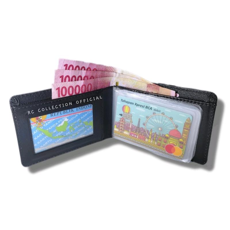 Dompet Kartu Pria Wanita 17 Slot Kartu model tidur Uang 2
