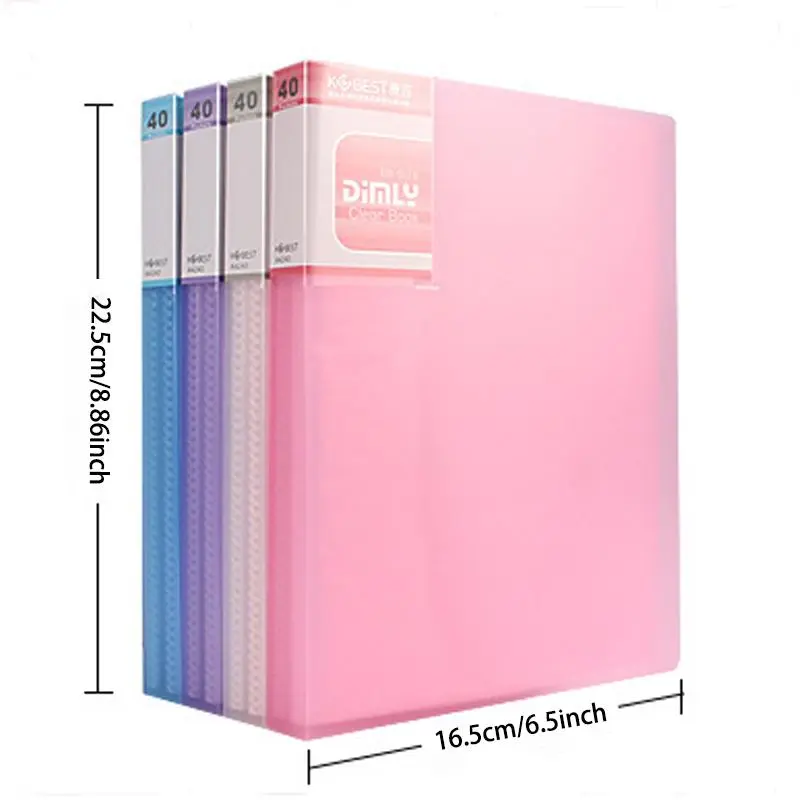 A5 File Folder, 1 Count Transparent File Folder, File Storage Folder, Office Stationery & Supplies for Home School Office 1