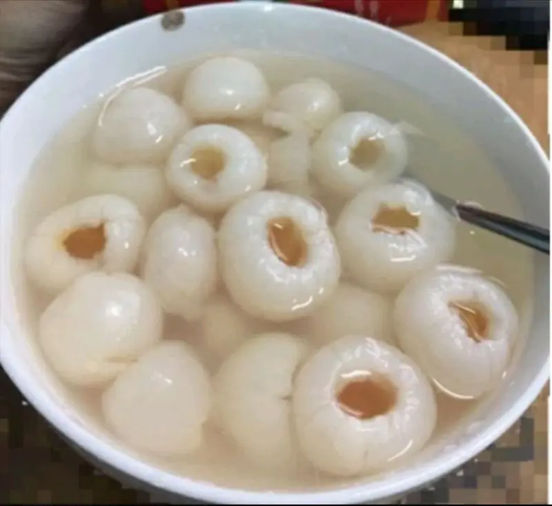 VẢI THIỀU NGÂM NƯỚC ĐƯỜNG THANH HÀ BITRACO 565GRAM [ VẢI ĐÓNG HỘP / VẢI LON ] Ăn vặt food 2