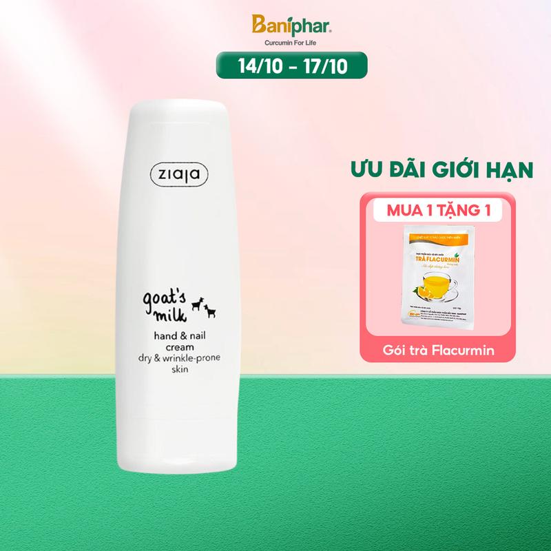 Kem Dưỡng Da Tay Và Móng Sữa Dê Ziaja Goat's Milk Hand & Nail Cream 80ml