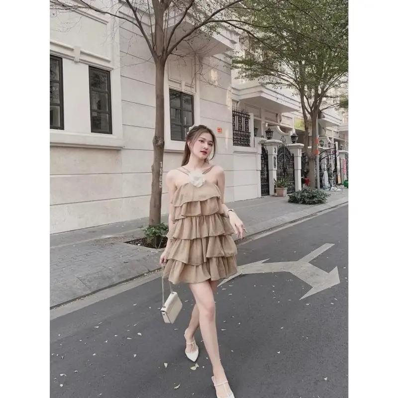 váy 2 dây tầng - Hàng loại đẹp + [ Free Ship ]