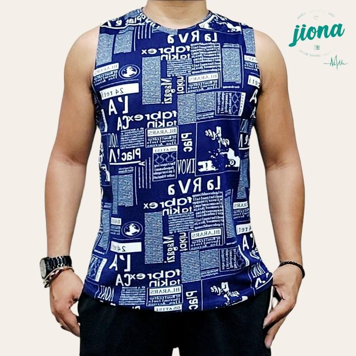 Product Introduction of Men'S Sleeveless T-Shirt Vest Magazine Print Edition, Fashionable, Loose, Daily Street Vest Top 18