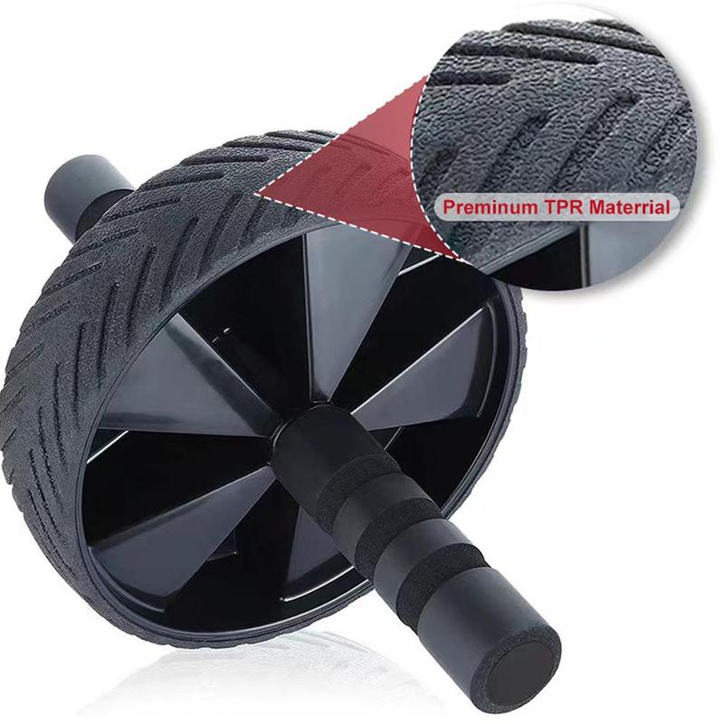 Ab Roller Wheel with Non-slip Handle, Portable Ab Workout Equipment, Home Gym Fitness Equipment, Exercise Wheel for Men & Women, Gymtok 4