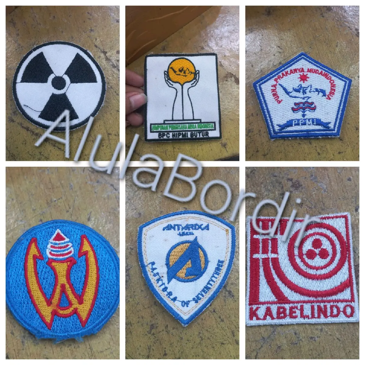 Bordir custom Bordir Nama, bordir Suka-suka minimal 2pcs