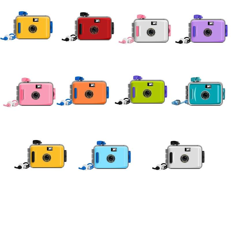 Product Introduction of Retro film camera points and mini waterproof non disposable cameras are creative gifts for boys and girls 10