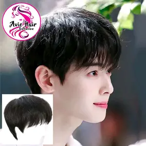 Wig Pria Pendek Korea Rambut Palsu Pendek Pria