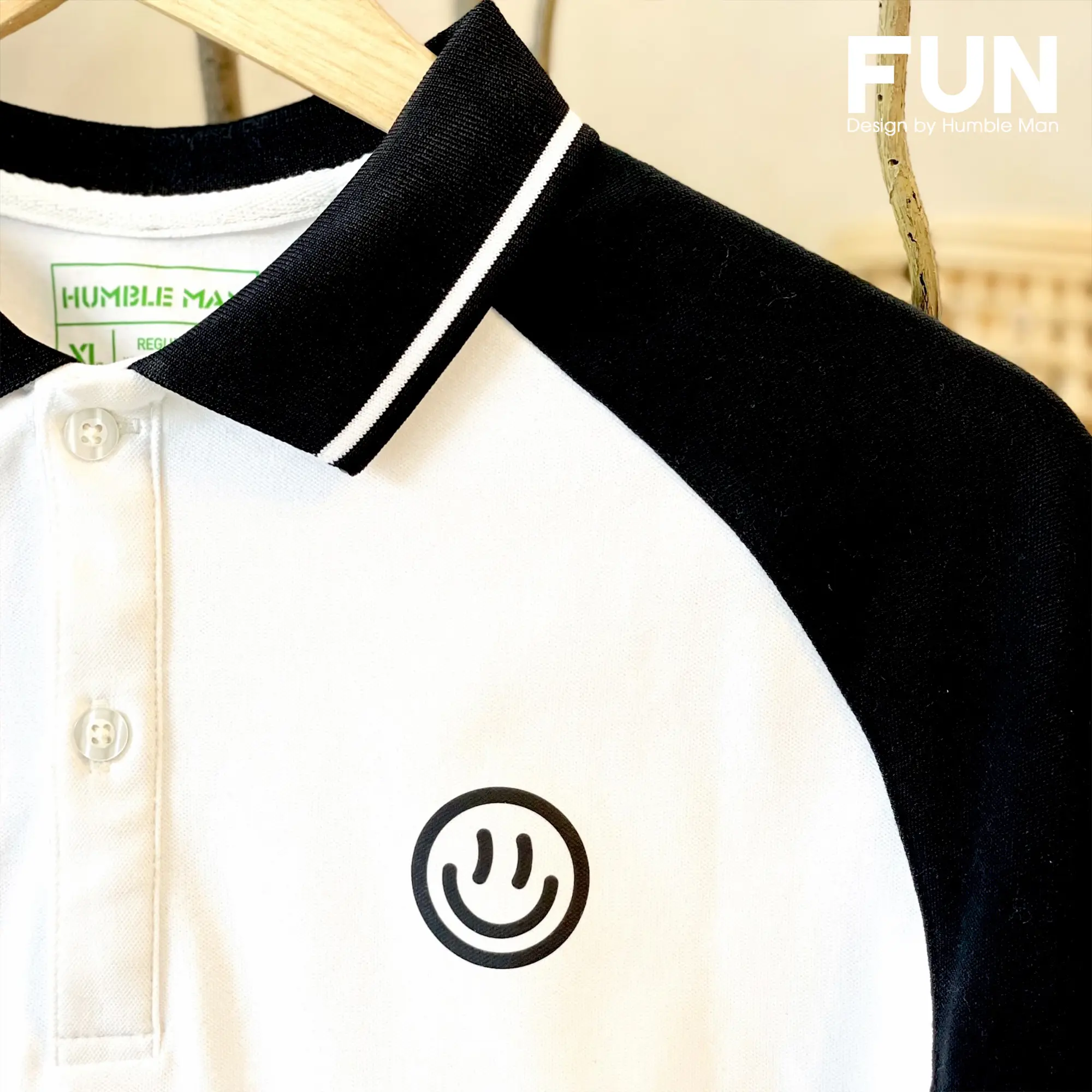 Áo POLO FUN - Phối Lịch Lãm, Chỉnh Chu - Cotton Cao Cấp Menswear Nam Shirt Vải Cotton