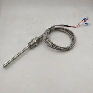 THERMOCOUPLE TYPE PT100 1/2"X 10-20CM KABEL 2M FIBER ISI 3