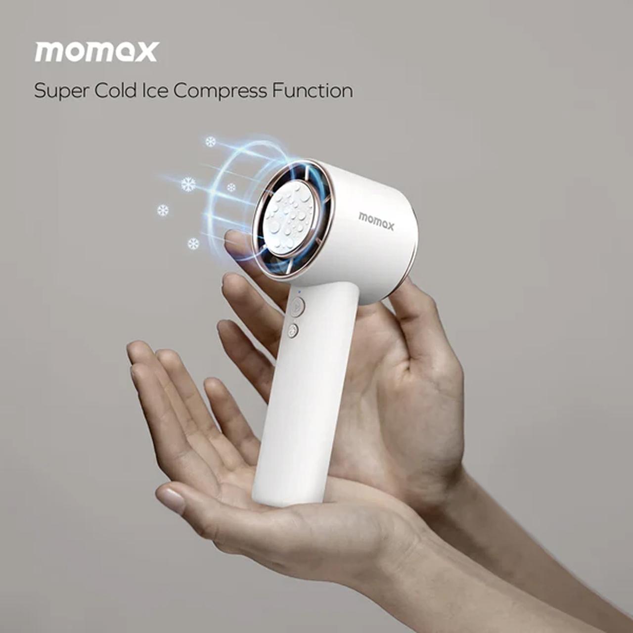 Momax Mini Turbo Fan 2 in 1 Vacuum Cleaner & Dust Blower 1 Airo - Dark Grey RO12E