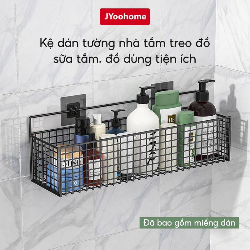 Kệ Dán Tường Đựng Đồ Nhà Tắm Đồ Đa Năng JYoohome Giá Đựng Đồ Nhà Tắm, Nhà Vệ Sinh Sữa Tắm Dầu Gội Kitchen Nhà Bếp ke treo