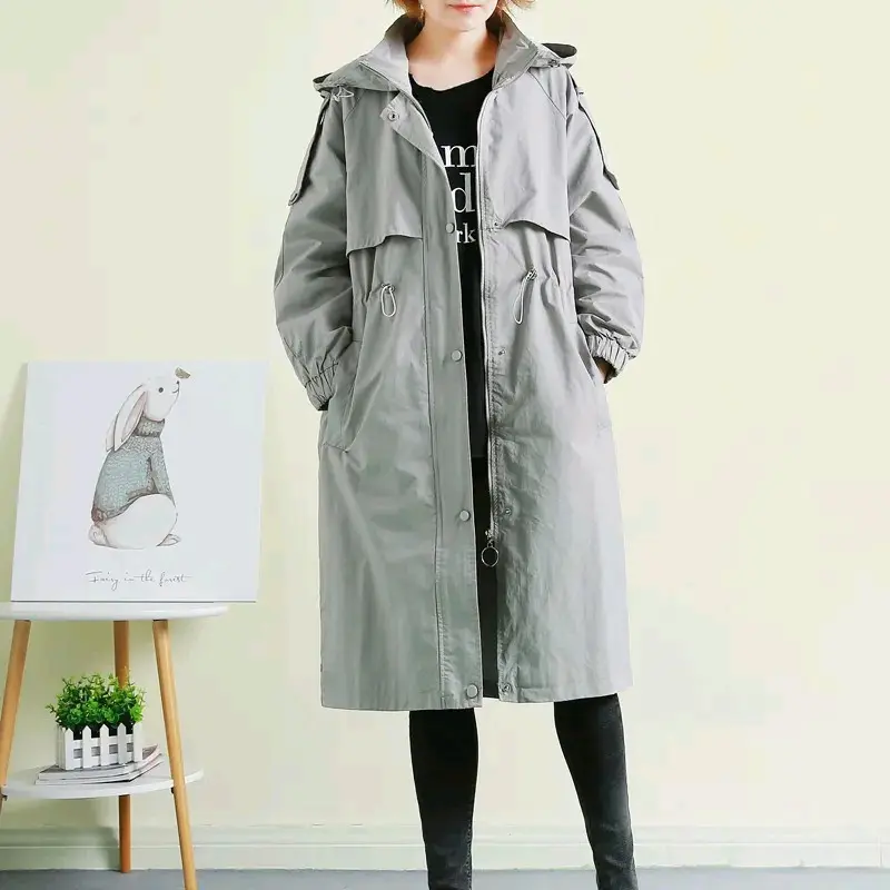 Jaket Parka long Wanita/Jaket Hijaber Muslimah/Jaket Wanita Montik Katun