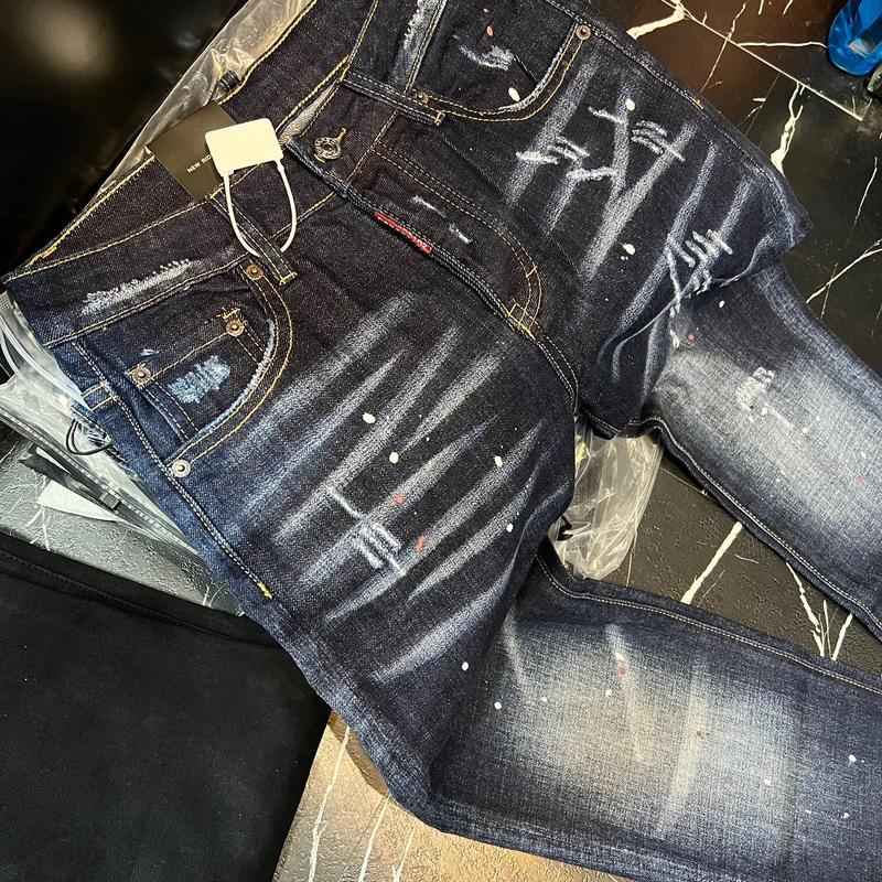 Quần d2 màu xanh vẩy sơn cho nam trong giỏ Menswear 4