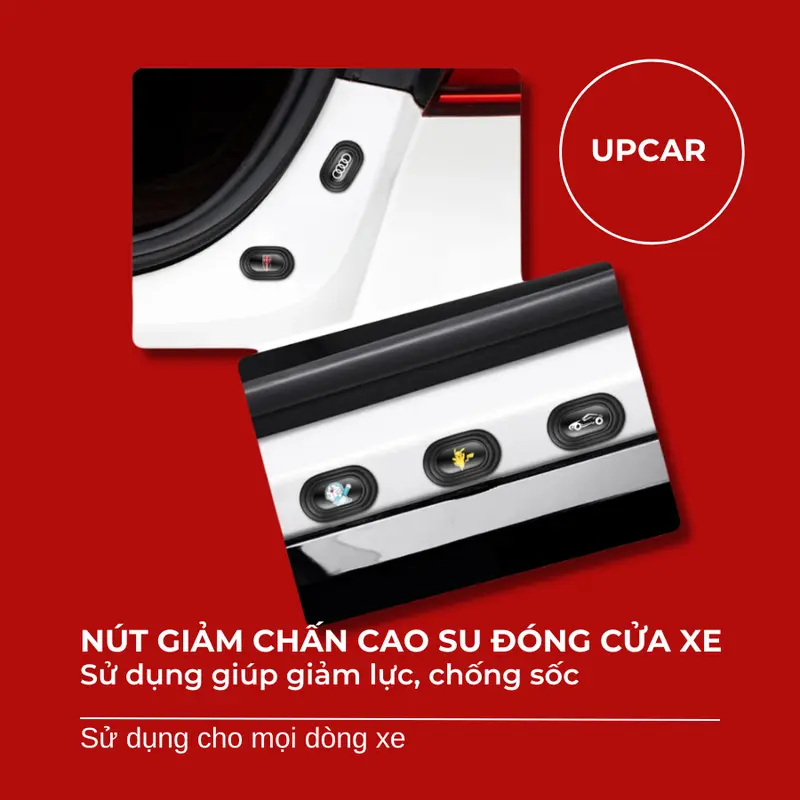 Nút giảm chấn cao su đóng cửa ô tô, nút giảm lực, chống xốc cho cửa ô tô 0