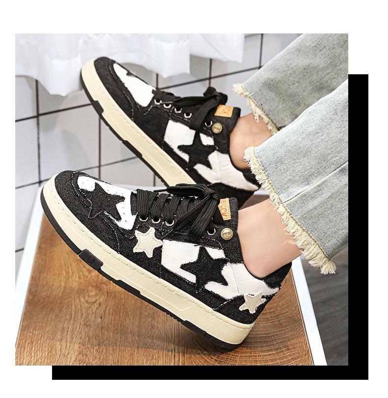 Product Introduction of Giày Nam, Bộ Sưu Tập Mùa Lò Xo Mới, Giày Denim Maillard, Họa Tiết Ngôi Sao, Giày Thể Thao, Dễ Phối Đồ Thường Ngày Thời Trang Độc Đáo Giày Thể Thao, Thời Trang Và Thanh Lịch, Dễ Phối Đồ 29