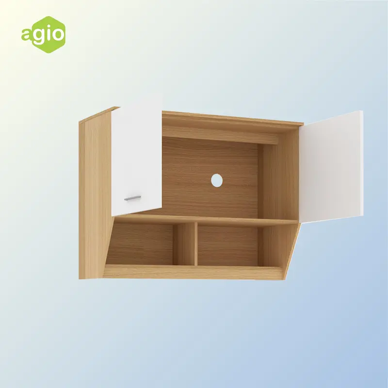 Oggi - Kitchen Set 2 Pintu Kayu / Kitchen Set Gantung Atas Minimalis / Rak Lemari Atas Dapur / Agio Rea Kitchen Wall 2D 4