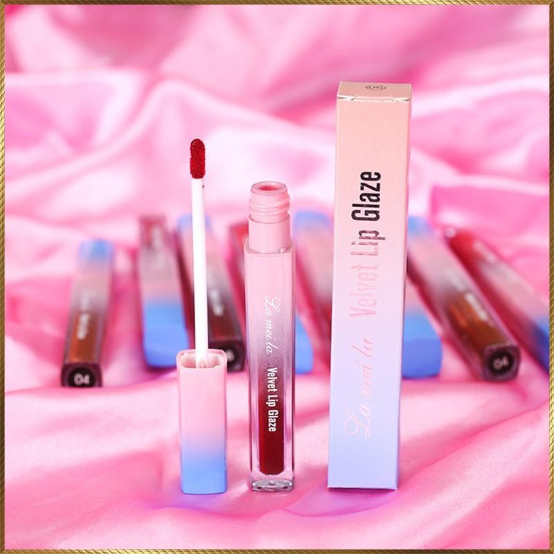 Son Kem Lameila Velvet Lip Glaze G6 Mịn Nhẹ Màu Lâu Phai, Son Lameila Velvet Lip Glaze Màu Son Lì 1