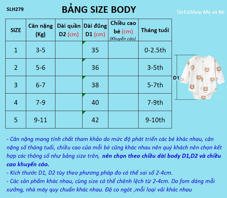 Product Introduction of Áo liền quần Bodysuit ngắn tay cho bé trai Body công tử bé trai Body chip cộc tay cổ đức Gấu SMile SLH279 0
