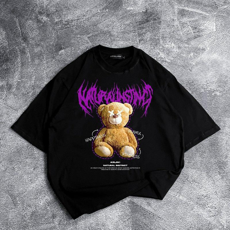KAOS DISTRO BONEKA KEREN / BISA COD / BAJU UNISEX OVERSIZE / LENGAN PENDEK 0