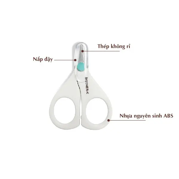 Kéo Cắt Móng Tay Sơ Sinh Mother-k Hàn Quốc 7